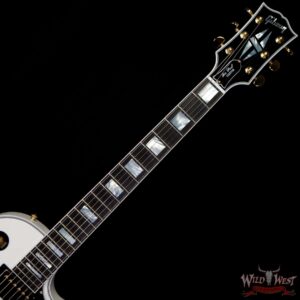 Gibson Custom Shop Les Paul Custom Ebony Fingerboard Gloss Alpine White - Image 4