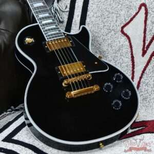 Gibson Custom Shop Les Paul Custom Ebony Fingerboard Gloss Ebony(Black) - Image 7