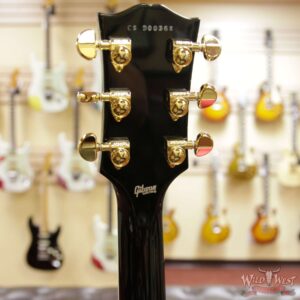Gibson Custom Shop Les Paul Custom with Ebony Fingerboard Ebony (Black) 9.95 LBS - Image 9