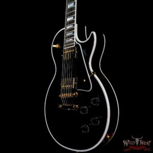 Gibson Custom Shop Les Paul Custom w/ Ebony Fingerboard Gloss Ebony - Image 2