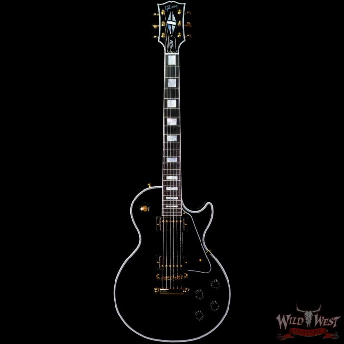 Gibson Custom Shop Les Paul Custom w/ Ebony Fingerboard Gloss Ebony - Image 3