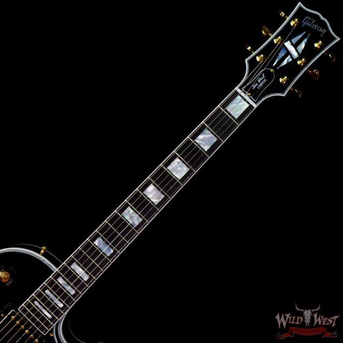 Gibson Custom Shop Les Paul Custom w/ Ebony Fingerboard Gloss Ebony - Image 4