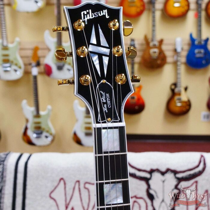 Gibson Custom Shop Les Paul Custom w/ Ebony Fingerboard Gloss Ebony - Image 6