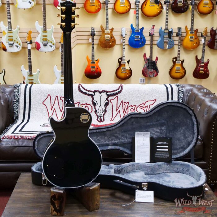 Gibson Custom Shop Les Paul Custom w/ Ebony Fingerboard Gloss Ebony - Image 8