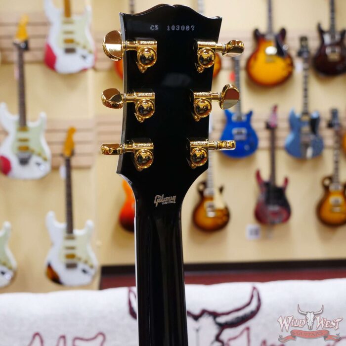 Gibson Custom Shop Les Paul Custom w/ Ebony Fingerboard Gloss Ebony - Image 9