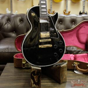 Gibson Custom Shop Les Paul Custom with Ebony Fingerboard Ebony (Black) 10.05 LBS - Image 7