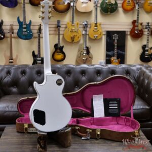 Gibson Custom Shop Les Paul Custom Ebony Fingerboard Gloss Alpine White - Image 8