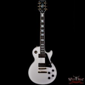 Gibson Custom Shop Les Paul Custom Ebony Fingerboard Gloss Alpine White - Image 3