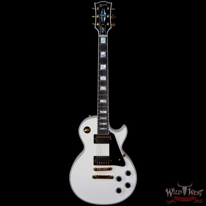 Gibson Custom Shop Les Paul Custom w/ Ebony Fingerboard Gloss Alpine White - Image 3