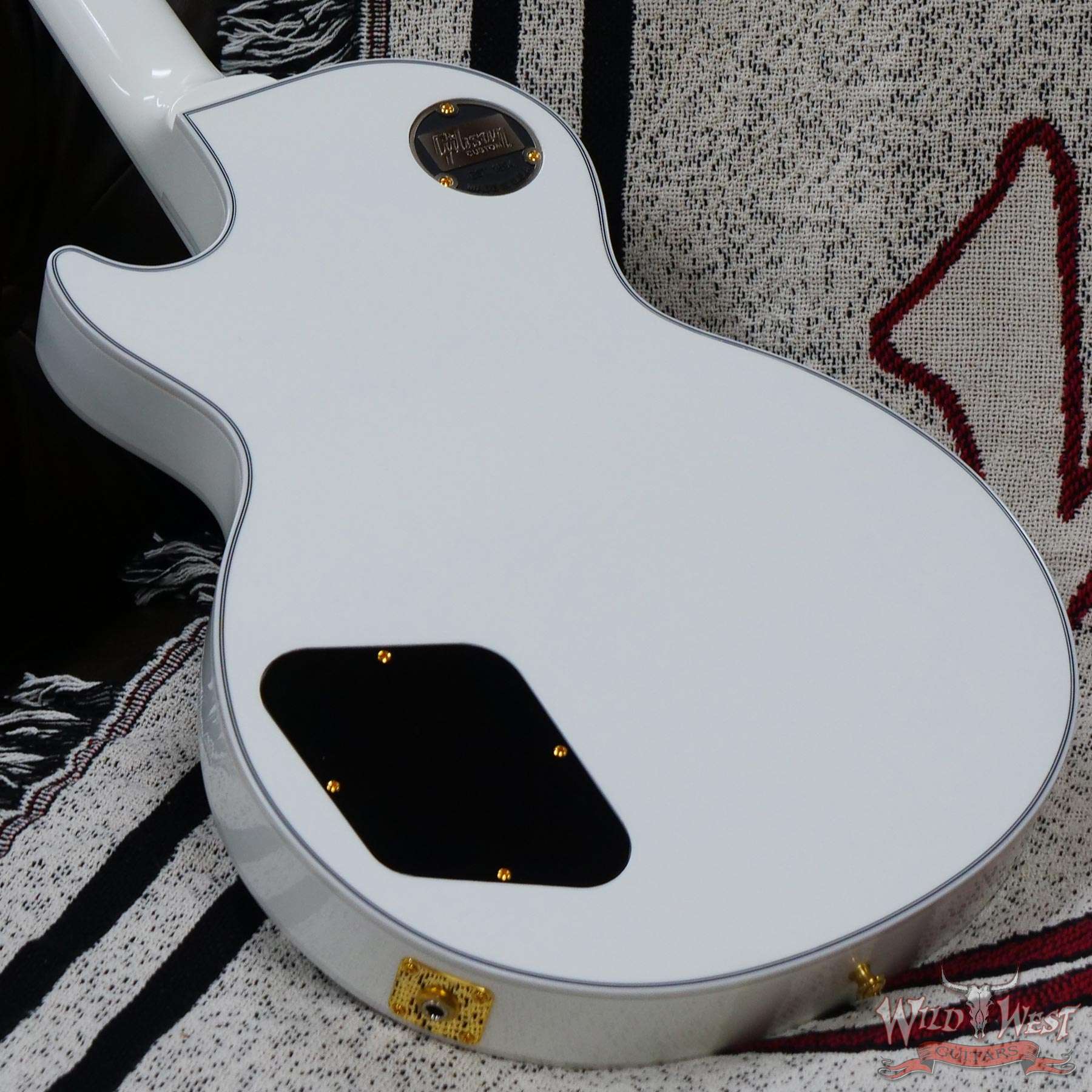 gibsoncs-lpc-white-cs103071-d6__wwg.jpg Gibson Custom Shop Les Paul Custom w/ Ebony Fingerboard Gloss Alpine White - Image 10
