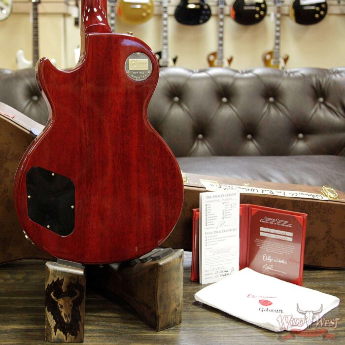 Gibson Custom Shop Les Paul Ultima Quilt Top Ebony Fretboard Tree Of Life Heritage Cherry Sunburst - Image 15