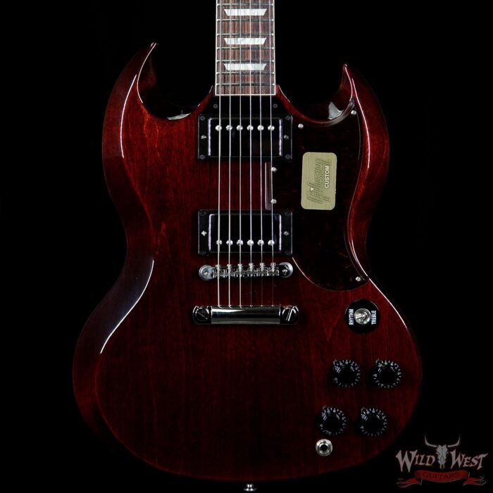 Gibson Custom Shop Limited Run SG Standard Maple Top Dark Cherry - Image 3