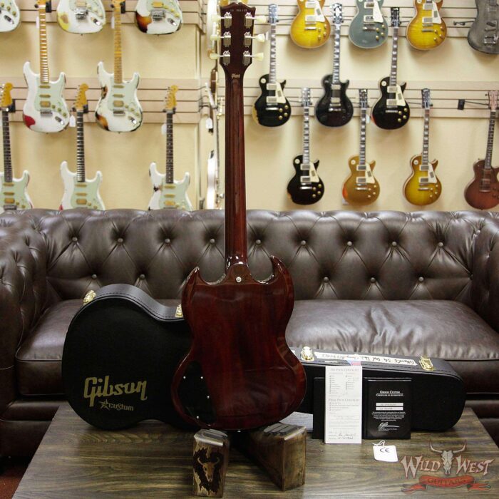 Gibson Custom Shop Limited Run SG Standard Maple Top Dark Cherry - Image 13