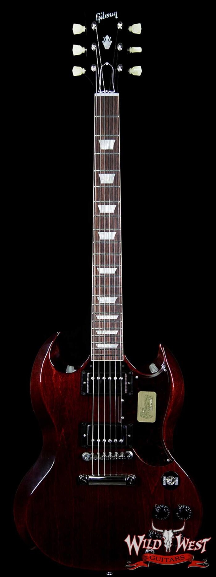 Gibson Custom Shop Limited Run SG Standard Maple Top Dark Cherry - Image 1