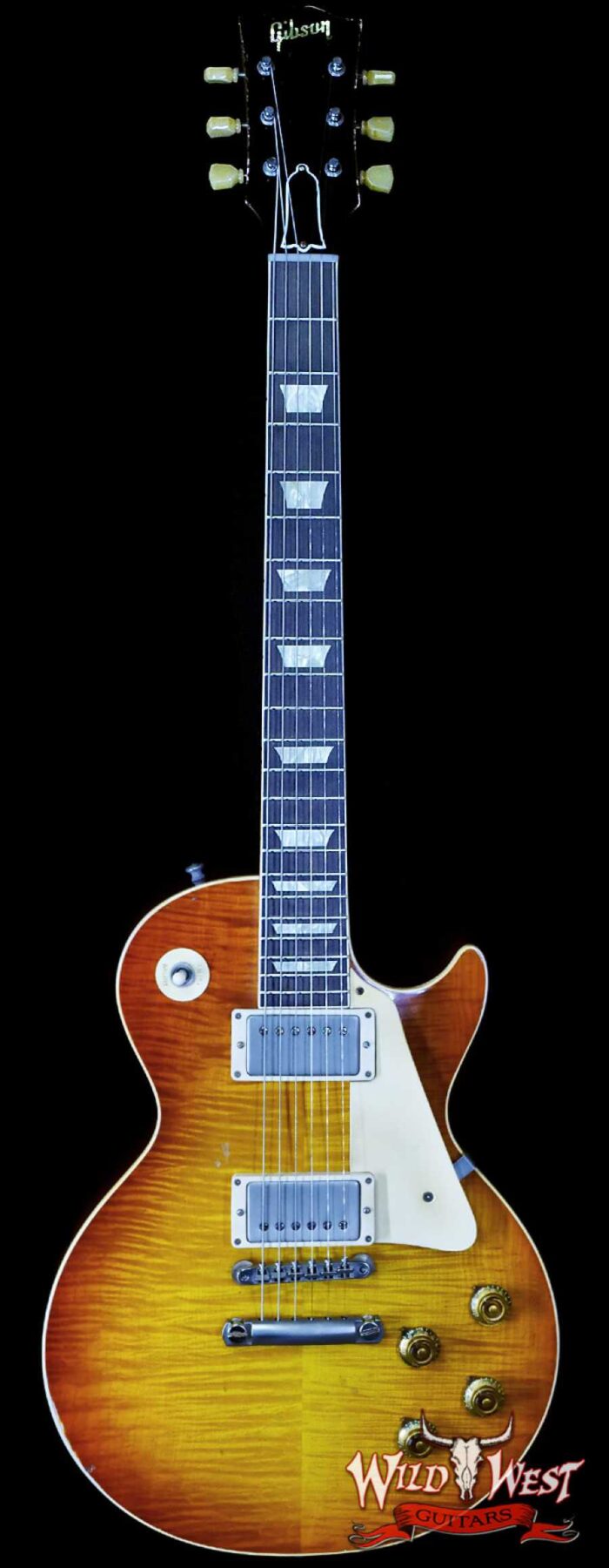Gibson Custom Shop Limited Edition 1959 Les Paul Standard Reissue Brazilian Rosewood Murphy Lab Aged Tom’s Tea Burst 8.55 LBS - Image 1