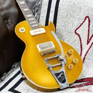 Gibson Custom Shop M2M 1955 Les Paul P90/Humbucker Rosewood Fingerboard w/ Bigsby Murphy Lab Heavy Aged Double Gold - Image 8