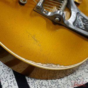 Gibson Custom Shop M2M 1955 Les Paul P90/Humbucker Rosewood Fingerboard w/ Bigsby Murphy Lab Heavy Aged Double Gold - Image 9