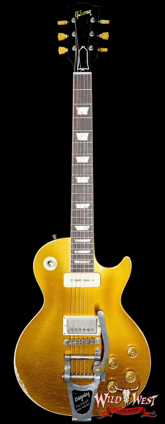 ギター Gibson Custom Shop Murphy Lab 1955 LP Gibson Custom Shop M2M 1955 Les Paul P90/Humbucker Rosewood