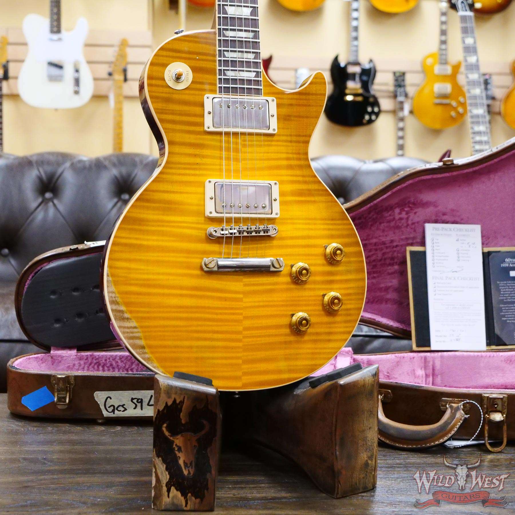 gibsoncs-m2m-1956lp-ha-dlf-93888-d2__wwg.jpg Gibson Custom Shop M2M Hand Selected Kill Top 60th Anniversary 1959 Les Paul Standard Heavy Aged DirtyLemon Fade 8.40 lbs - Image 8