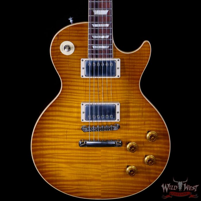 Gibson Custom Shop M2M Hand Selected Kill Top 60th Anniversary 1959 Les Paul Standard VOS Dirty Lemon Fade 9.05 LBS - Image 3