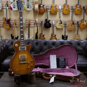 Gibson Custom Shop M2M Hand Selected Kill Top 60th Anniversary 1959 Les Paul Standard VOS Dirty Lemon Fade 9.05 LBS - Image 11