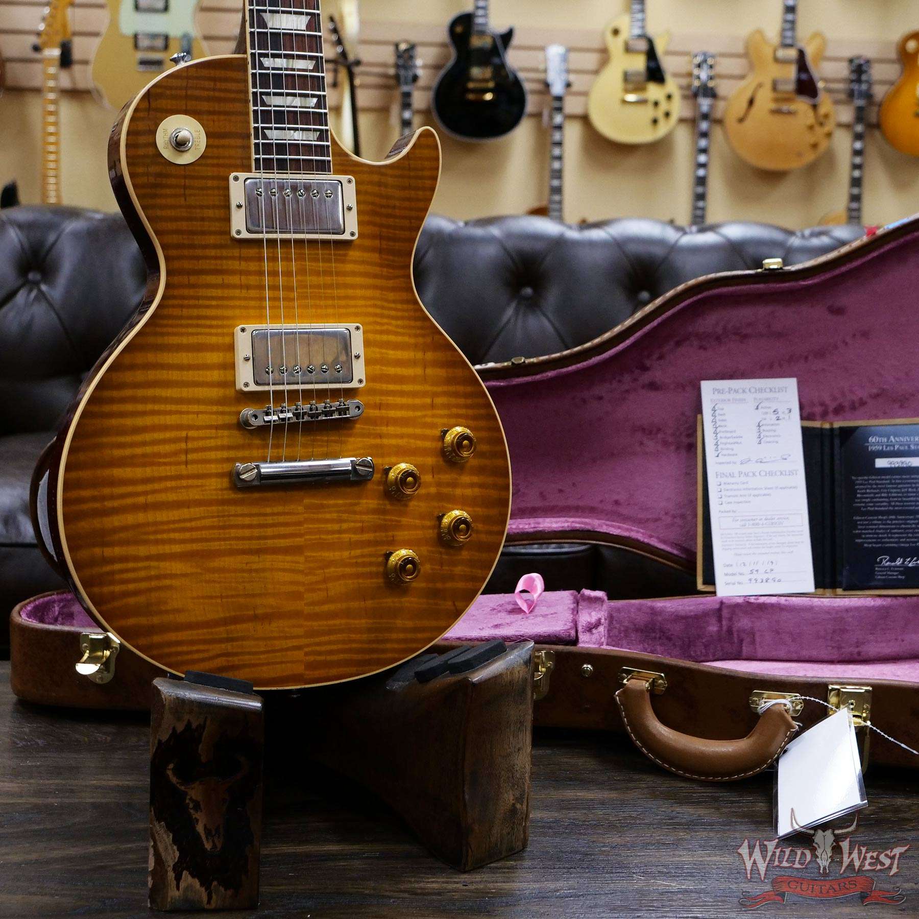 gibsoncs-m2m-1959lp-vos-dlf-993890-d2__wwg.jpg Gibson Custom Shop M2M Hand Selected Kill Top 60th Anniversary 1959 Les Paul Standard VOS Dirty Lemon Fade 9.05 LBS - Image 12