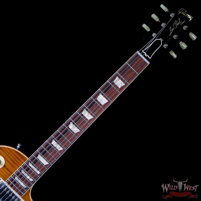 Gibson Custom Shop M2M Hand Selected Kill Top 60th Anniversary 1959 Les Paul Standard VOS Dirty Lemon Fade 9.05 LBS - Image 7