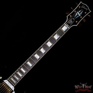 Gibson Custom Shop M2M Made 2 Measure 1963 Les Paul SG Custom With Maestro Vibrola Ultra Light Aged Ebony - Image 4
