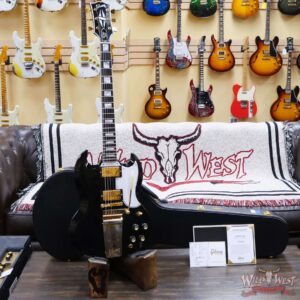 Gibson Custom Shop M2M Made 2 Measure 1963 Les Paul SG Custom With Maestro Vibrola Ultra Light Aged Ebony - Image 6