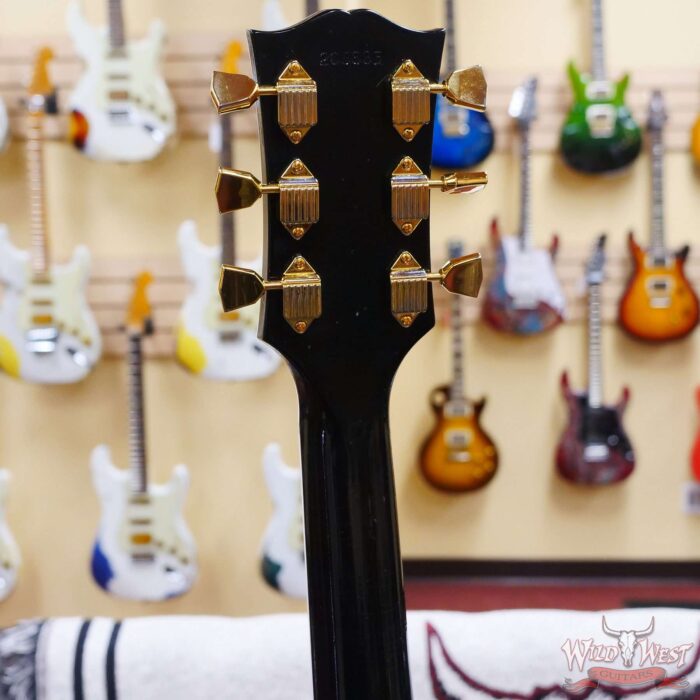 Gibson Custom Shop M2M Made 2 Measure 1963 Les Paul SG Custom With Maestro Vibrola Ultra Light Aged Ebony - Image 11