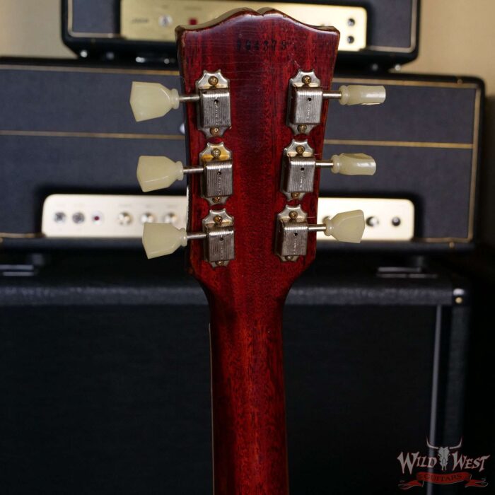 Gibson Custom Shop M2M Hand Selected Kill Top 60th Anniversary 1959 Les Paul Standard Heavy Aged Faded Tobacco Burst 8.40 LBS - Image 11