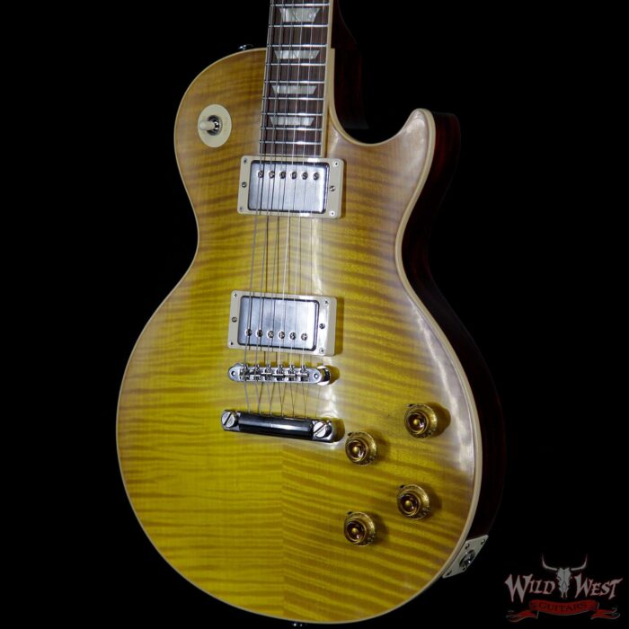 Gibson Custom Shop M2M Hand Selected Kill Top 60th Anniversary 1959 Les Paul Standard VOS Honey Lemon Fade 8.80 lbs - Image 2