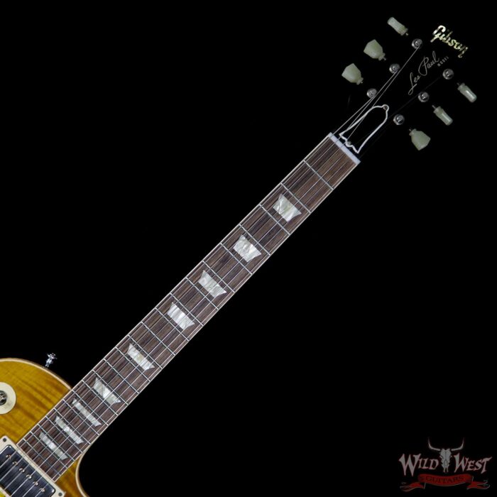Gibson Custom Shop M2M Hand Selected Kill Top 60th Anniversary 1959 Les Paul Standard VOS Honey Lemon Fade 8.80 lbs - Image 8