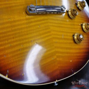 Gibson Custom Shop M2M Hand Selected Top 60th Anniversary 1959 Les Paul Murphy Lab Light Aging Southern Fade 8.60 lbs - Image 10