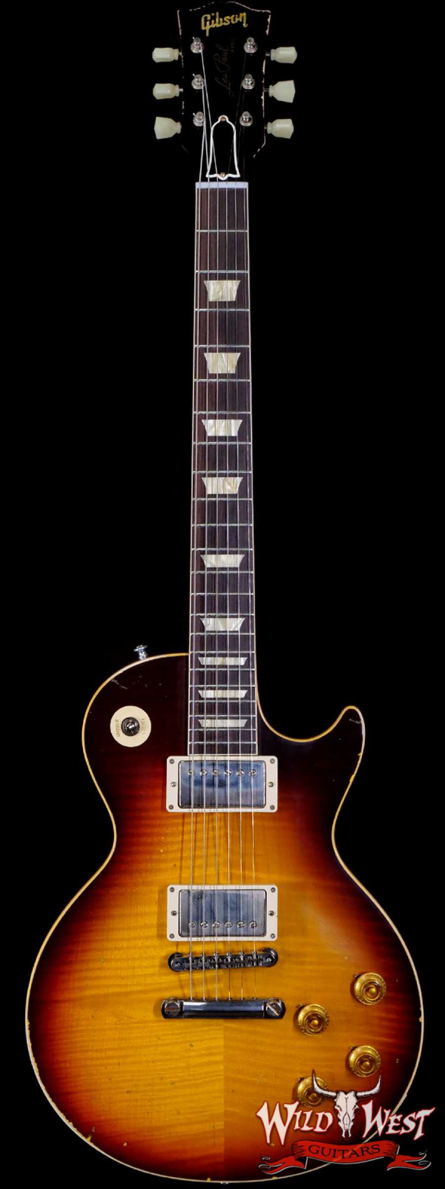 gibsoncs-m2m-60th1959lp-murphyaged-994528-main__wwg_large.jpg Gibson Custom Shop M2M Hand Selected Top 60th Anniversary 1959 Les Paul Murphy Lab Light Aging Southern Fade 8.60 lbs - Image 1