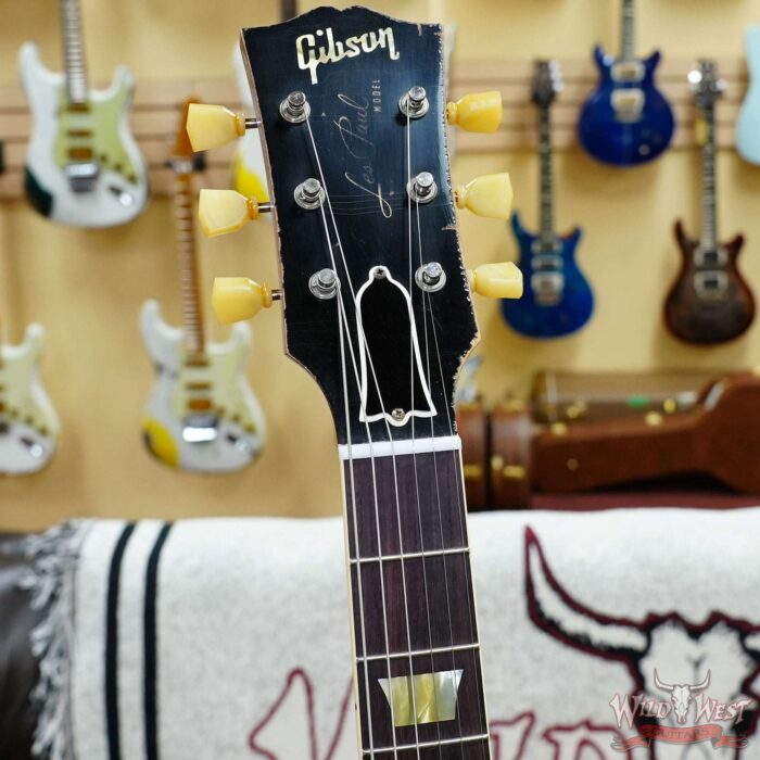 Gibson Custom Shop M2M 1958 Les Paul Standard Murphy Lab Heavy Aged Tom Murphy Painted Dark Bourbon Burst 8.35 LBS - Image 7
