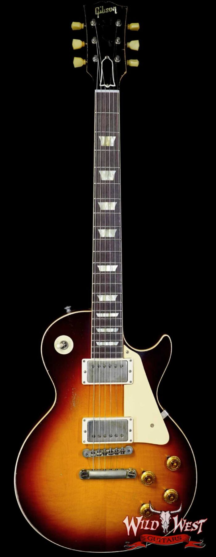 Gibson Custom Shop M2M 1958 Les Paul Standard Murphy Lab Heavy Aged Tom Murphy Painted Dark Bourbon Burst 8.35 LBS - Image 1