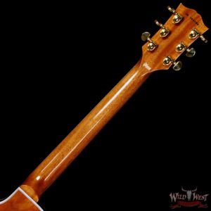 Gibson Custom Shop M2M Hand Selected 5A Quilt Maple Top Les Paul Custom Ebony Board with Tree of Life Inlay Chablis Pink - Image 5