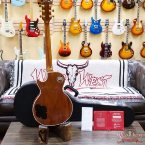 Gibson Custom Shop M2M Hand Selected 5A Quilt Maple Top Les Paul Custom Ebony Board with Tree of Life Inlay Chablis Pink - Image 9