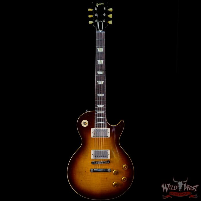 Gibson Custom Shop M2M 1958 Les Paul Standard Murphy Lab Heavy Aged Tobacco Sunburst 8.40 lbs - Image 3