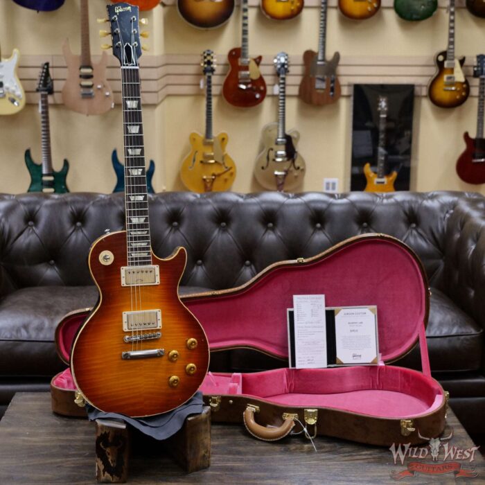 Gibson Custom Shop M2M Hand Selected Top 1958 Les Paul Murphy Lab Heavy Aging “First Standard” 7.85 lbs - Image 5