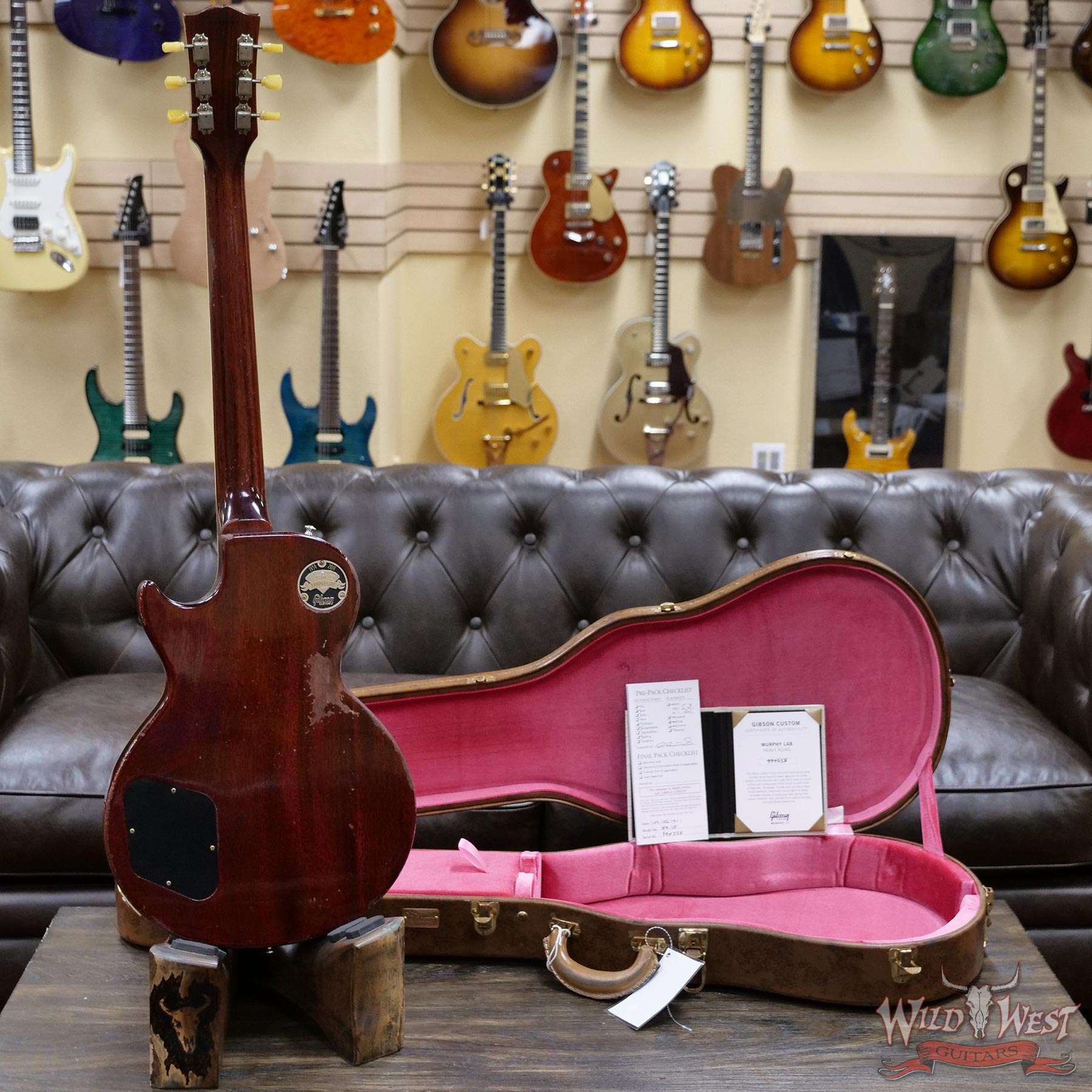 gibsoncs-ml-r9-ha-994558-d4__wwg.jpg Gibson Custom Shop M2M Hand Selected Top 60th Anniversary 1959 Les Paul Murphy Lab Heavy Aged Faded Tobacco Burst 8.85 lbs - Image 9