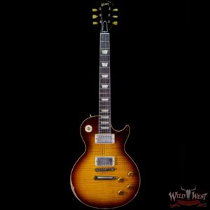 Gibson Custom Shop M2M Hand Selected Top 60th Anniversary 1959 Les Paul Murphy Lab Heavy Aged Faded Tobacco Burst 8.85 lbs - Image 3