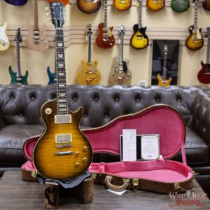 Gibson Custom Shop M2M Hand Selected Top 60th Anniversary 1959 Les Paul Murphy Lab Light Aging Dirty Green Lemon 8.40 LBS - Image 5