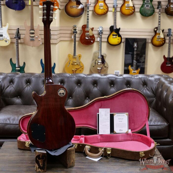 Gibson Custom Shop M2M Hand Selected Top 60th Anniversary 1959 Les Paul Murphy Lab Light Aging Dirty Green Lemon 8.40 LBS - Image 9