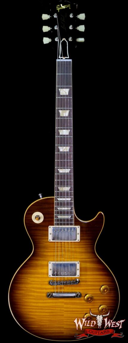 Gibson Custom Shop M2M Hand Selected Top 60th Anniversary 1959 Les Paul Murphy Lab Light Aging Dirty Green Lemon 8.40 LBS