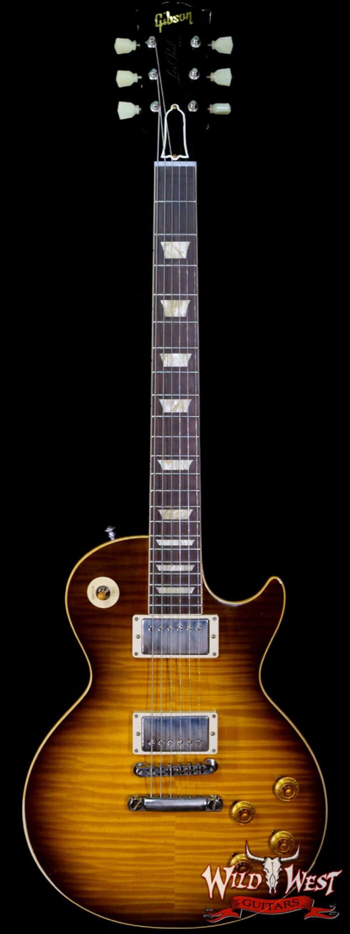 Gibson Custom Shop M2M Hand Selected Top 60th Anniversary 1959 Les Paul Murphy Lab Light Aging Dirty Green Lemon 8.40 LBS - Image 1