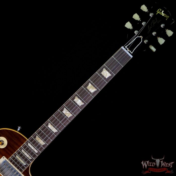 Gibson Custom Shop M2M Hand Selected Top 60th Anniversary 1959 Les Paul Murphy Lab Light Aging Dirty Green Lemon 8.40 LBS - Image 4