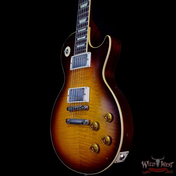 Gibson Custom Shop M2M Hand Selected Top 60th Anniversary 1959 Les Paul Murphy Lab Light Aged Southern Fade 8.35 lbs - Image 2