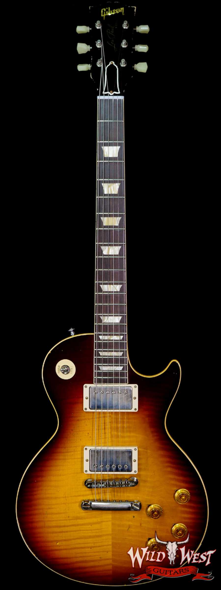 gibsoncs-ml-r9-la-994529-main__wwg_large.jpg Gibson Custom Shop M2M Hand Selected Top 60th Anniversary 1959 Les Paul Murphy Lab Light Aged Southern Fade 8.35 lbs - Image 1